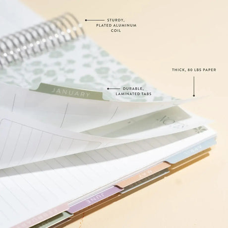 Erin Condren 7x9 Bouquet Vertical Life Planner - 12-month Dated 2026 Jan - Dec