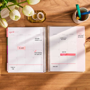 Erin Condren Petite Planner: Two-page monthly calendar spread