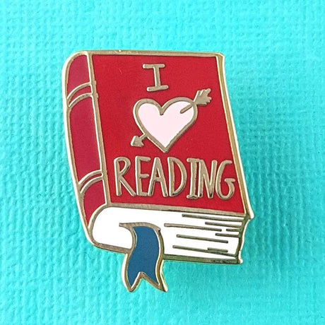 I Heart Reading Enamel Pin Badge