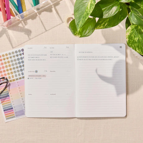 Erin Condren Petite Planner: Weekly planning spread with handwritten reminders