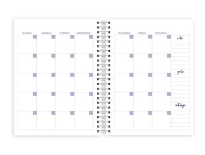 Undated Sun Moon Celestial Planner
