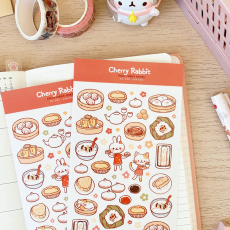 Yumcha Washi Stickers by Cherry Rabbit