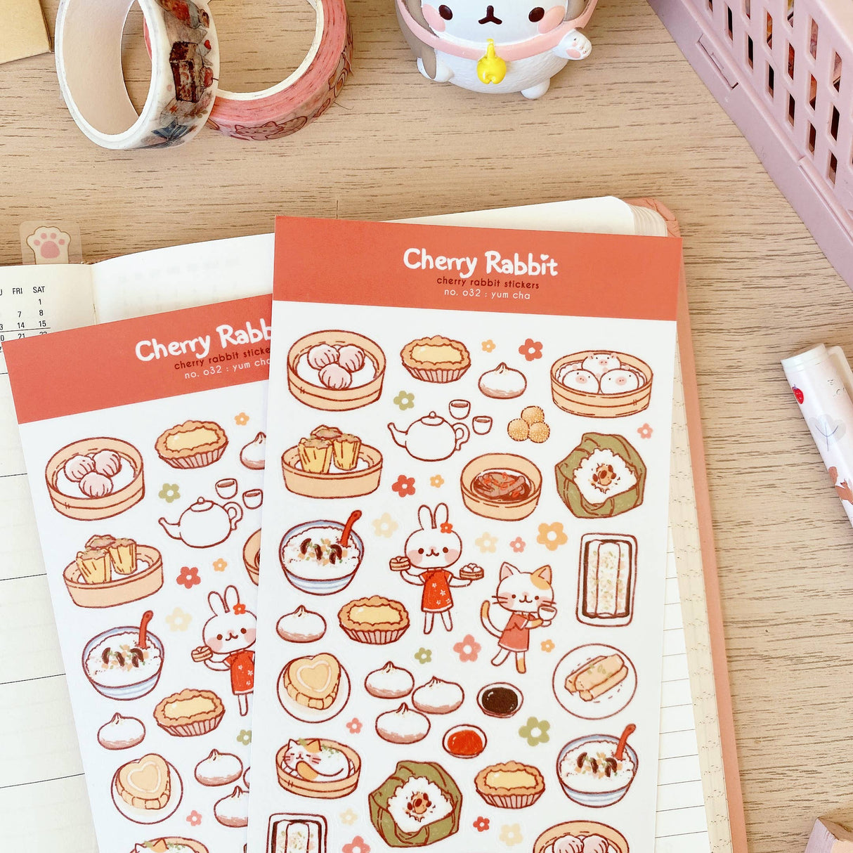 Yumcha Washi Stickers by Cherry Rabbit