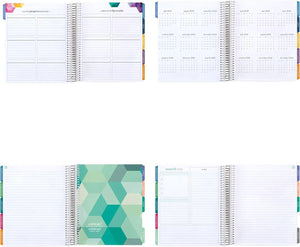Erin Condren 7x9 Hexagon Vertical Life Planner - 12-month Dated 2026 Jan - Dec