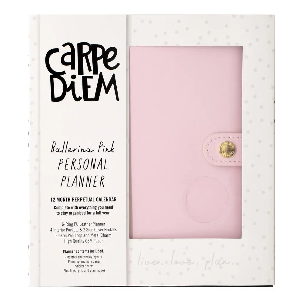 Carpe Diem Ballerina Pink A5 Planner Box Set