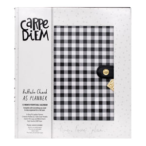 Carpe Diem Buffalo Check A5 Planner