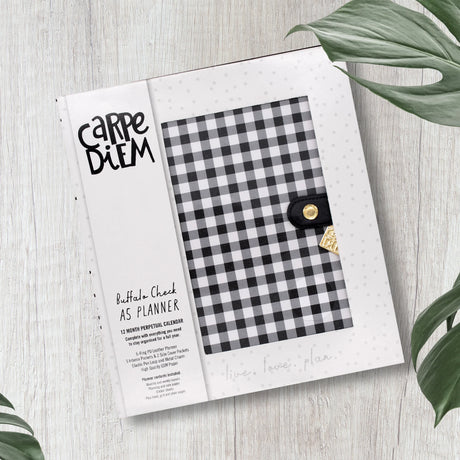 Carpe Diem Buffalo Check A5 Planner Box Set