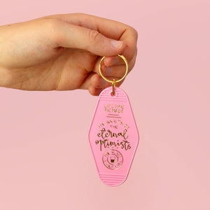 Keyring - The Society of the Eternal Optimists - Pink
