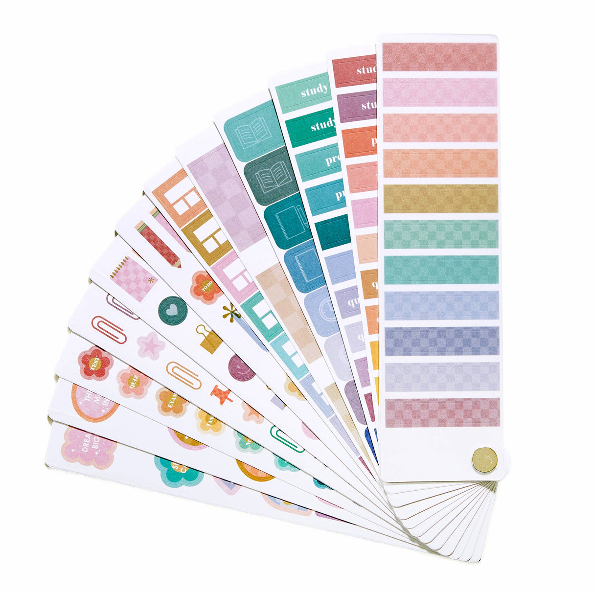 Erin Condren Functional Sticker Book Fan - Student