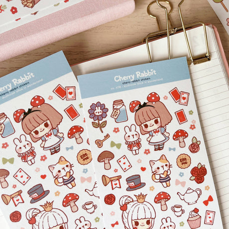 Wonderland Washi Stickers by Cherry Rabbit