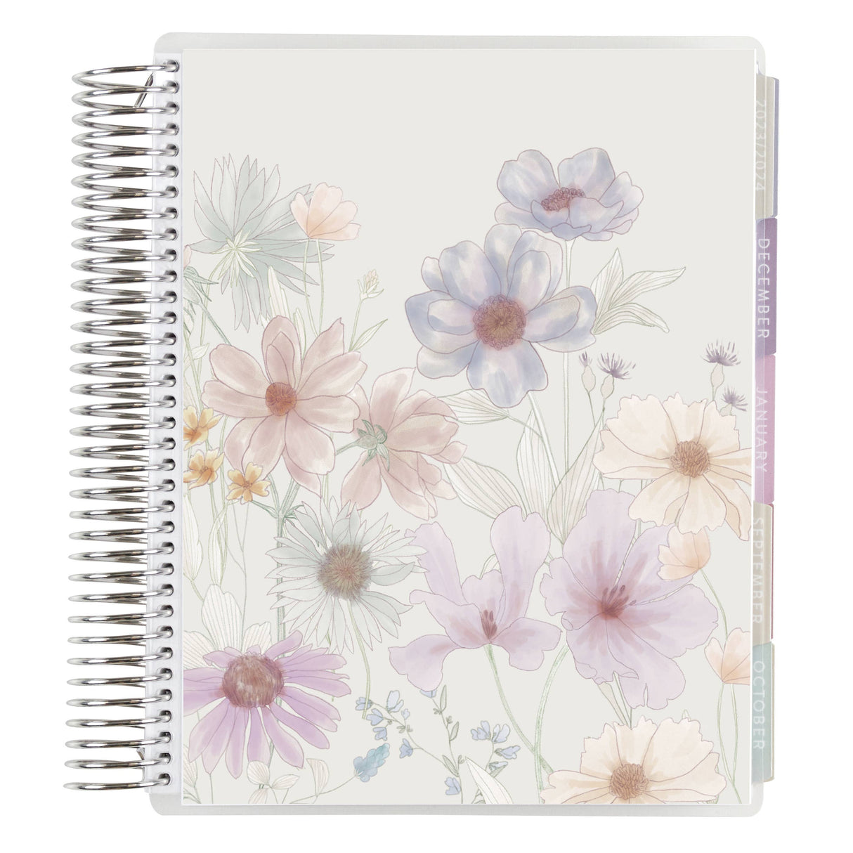 Erin Condren Wildflowers Coiled Monthly Planner