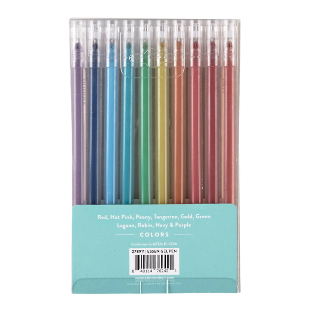 Erin Condren Essentials Colourful Gel Pen 10-pack