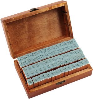 Letterpress Stamp Set - Studio Series
