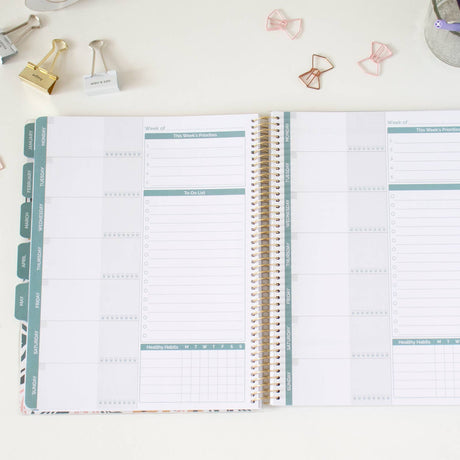 Ultimate BIG Undated Planner with Interchangeable Cover - Bloom Daily Planners