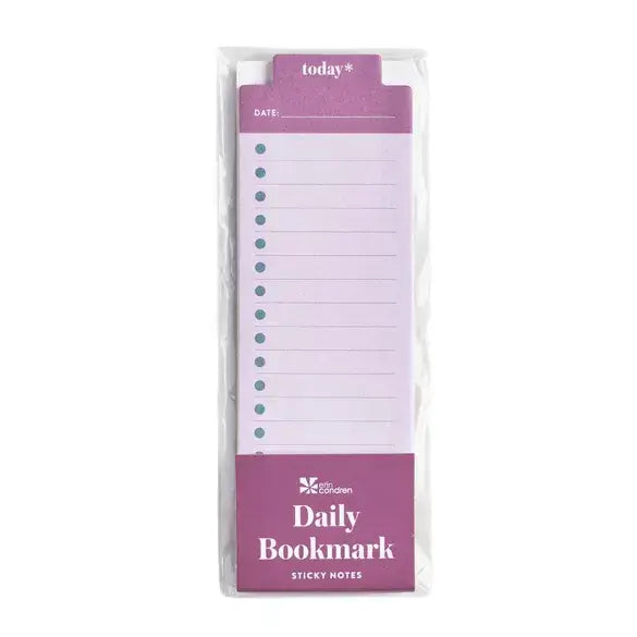 Erin Condren Daily Checklist Bookmark Sticky Notes