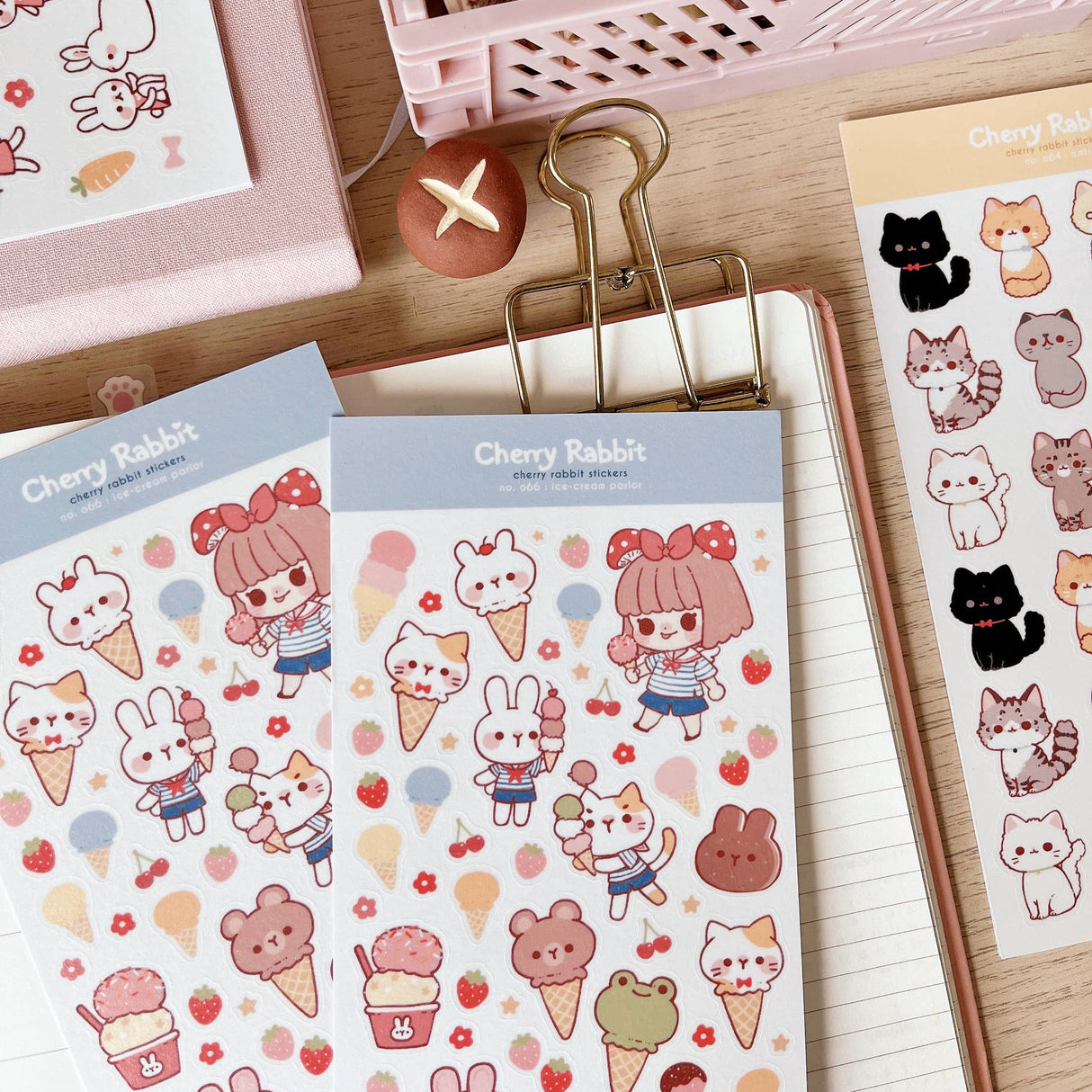 Ice-cream Washi Stickers by Cherry Rabbit