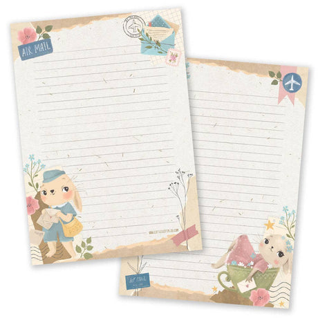 A5 Bunny Mail Easter Notepad