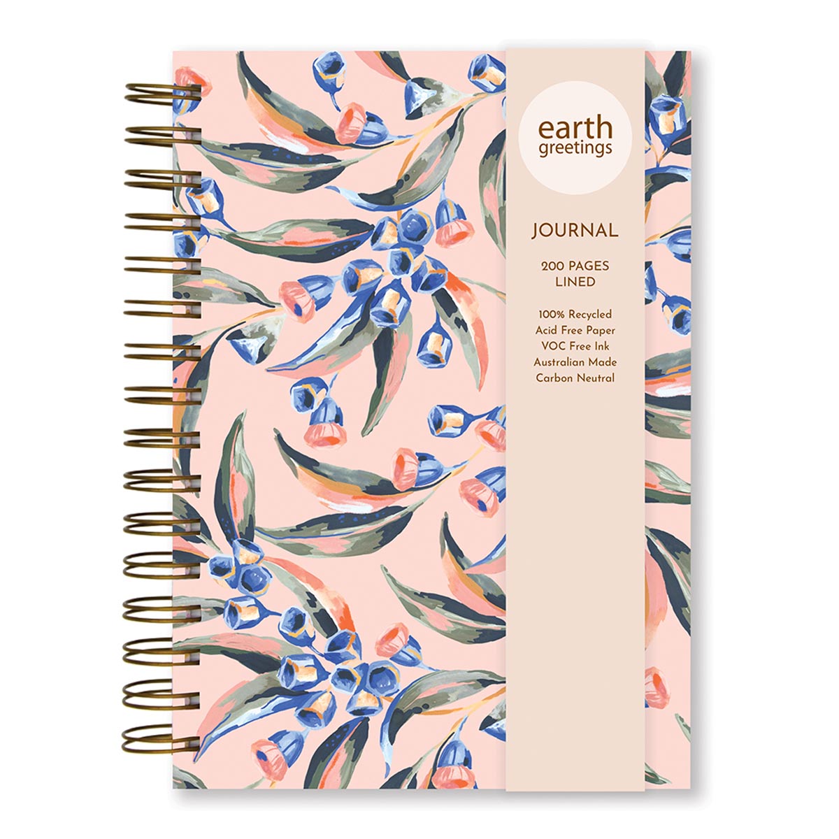 Earth Greetings A5 Journal Gumnut Dance - Lined notebook