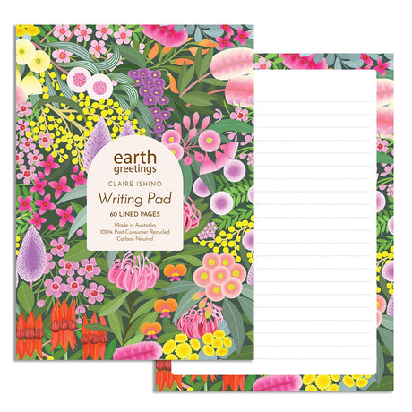 Earth Greetings A5 Writing Pad - Native Gems