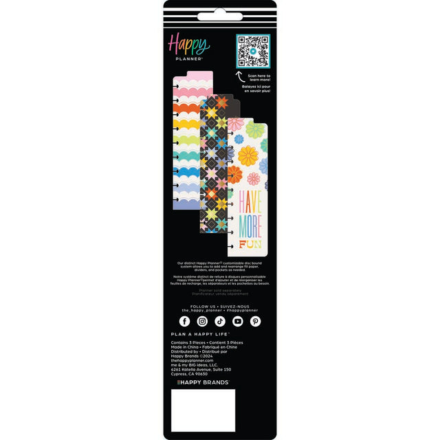 Happy Planner Optimistic Outlines Classic Bookmarks