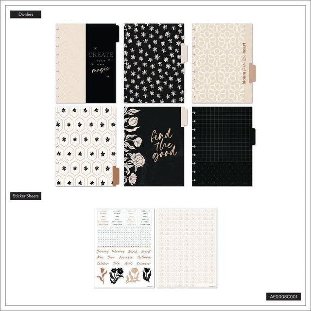 Happy Planner Modern Craft Classic Extension Pack - Undated Dashboard 6-Months