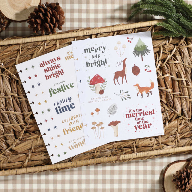 Happy Planner CLASSIC Woodland Seasons Christmas Extension Pack