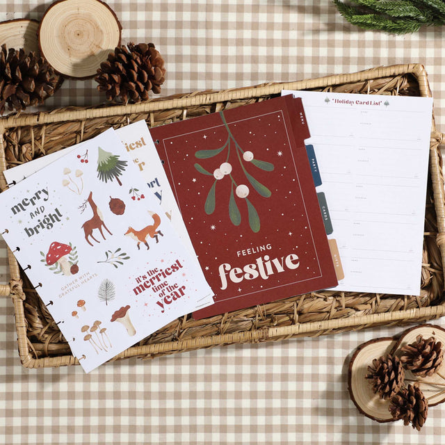 Happy Planner CLASSIC Woodland Seasons Christmas Extension Pack