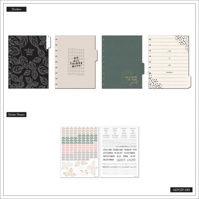 Happy Planner Embrace Your Wild Classic Extension Pack - Daily Undated