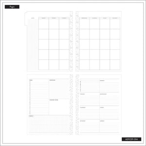 Happy Planner Shibori Classic Extension Pack - Undated Dashboard