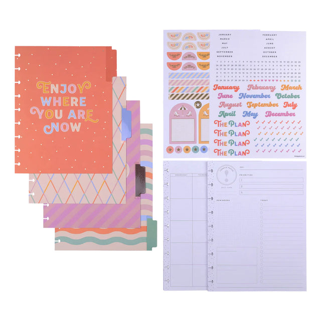 Happy Planner Boardwalk Ice Cream Classic Extension Pack - Undated Daily