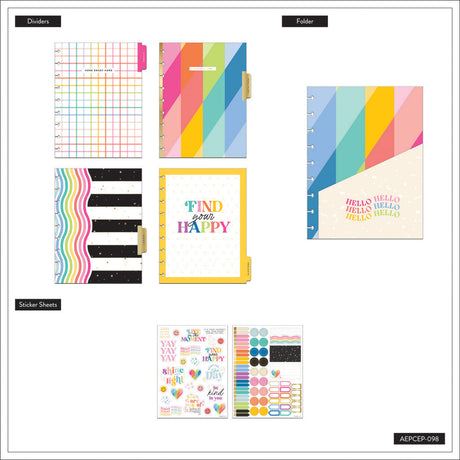 Happy Planner Happiest Brights Classic Extension Pack - Home Management