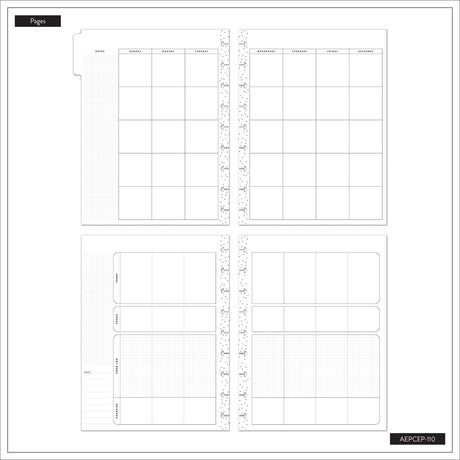 Haven & Heart Fitness Classic calendar pages and fitness tracking layouts