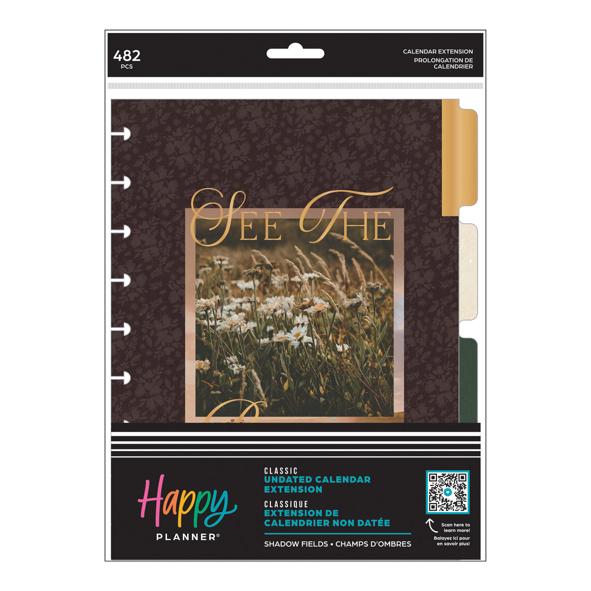 Happy Planner Shadow Fields Classic Dashboard Extension Pack