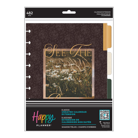 Happy Planner Shadow Fields Classic Dashboard Extension Pack