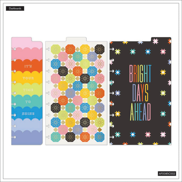 Happy Planner Optimistic Outlines Classic Dashboard