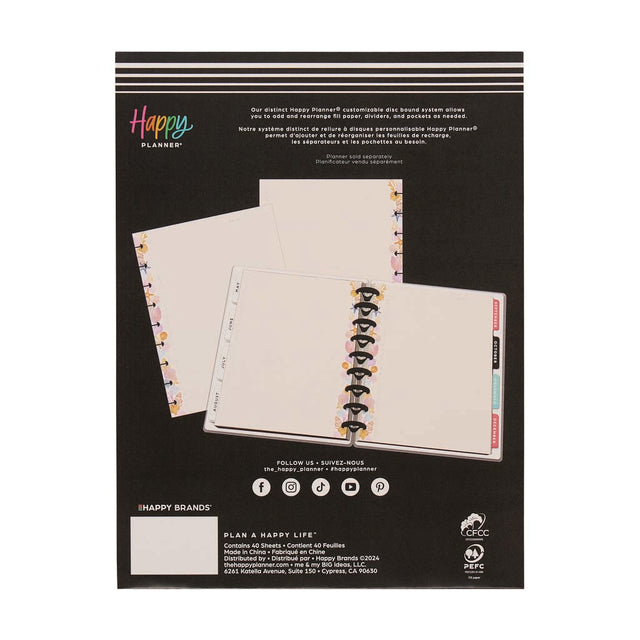 Happy Planner Shell Yeah Classic Fill Paper - Checklist