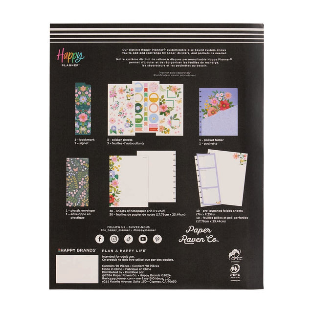 Happy Planner Midnight Meadow Classic Accessory Pack