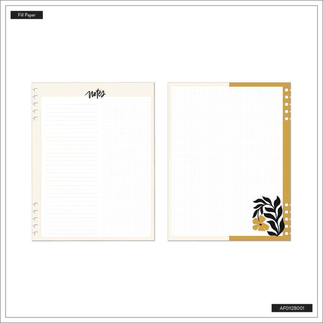 Happy Planner Mod Sketches Big Fill Paper - Spiral Dot Grid