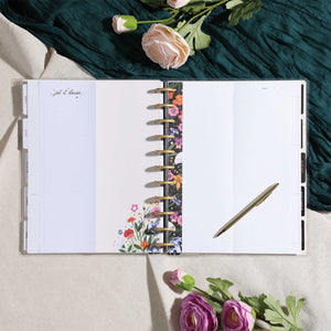 Happy Planner Moody Blooms Big Folded Fill Paper - Checklist + Dot Grid