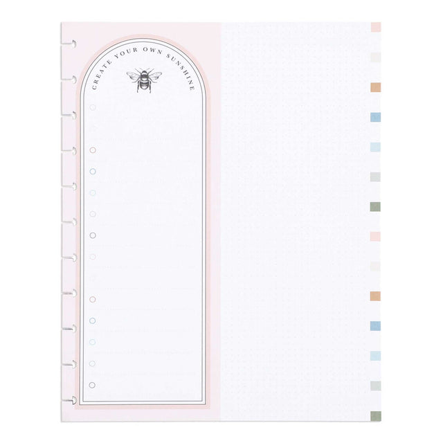 Happy Planner Woodland Charm Big Fill Paper - Checklist + Dot Grid