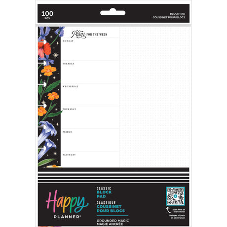 Happy Planner Grounded Magic CLASSIC Block Pad