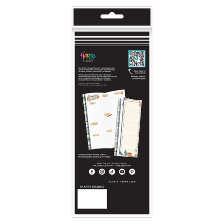 Classic folded meal-planning paper from the Happy Planner Fall Picnic collection