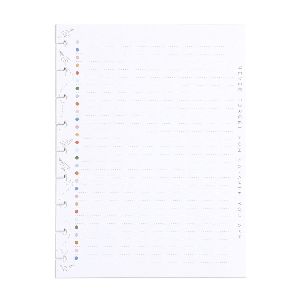 Happy Planner Notes Fill Paper