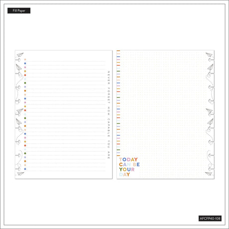 Happy Planner Notes Classic Fill Paper