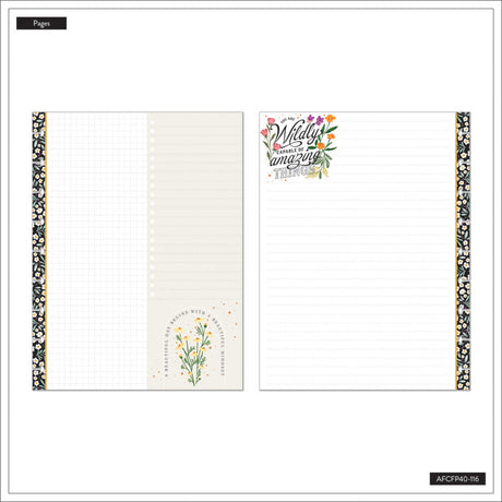 Happy Planner Moody Blooms CLASSIC Fill Paper