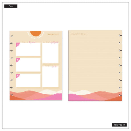 Happy Planner Organic Wellness CLASSIC Fill Paper