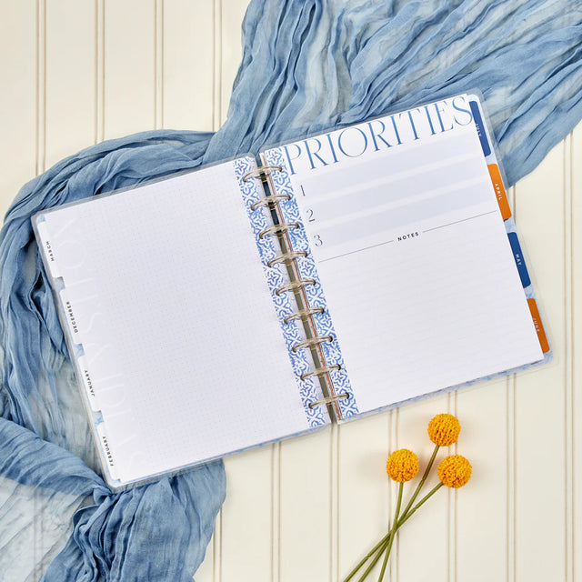 Happy Planner Shibori Classic Fill Paper - Lined + Dot Grid