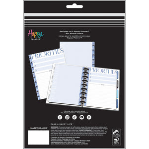 Happy Planner Shibori Classic Fill Paper - Lined + Dot Grid