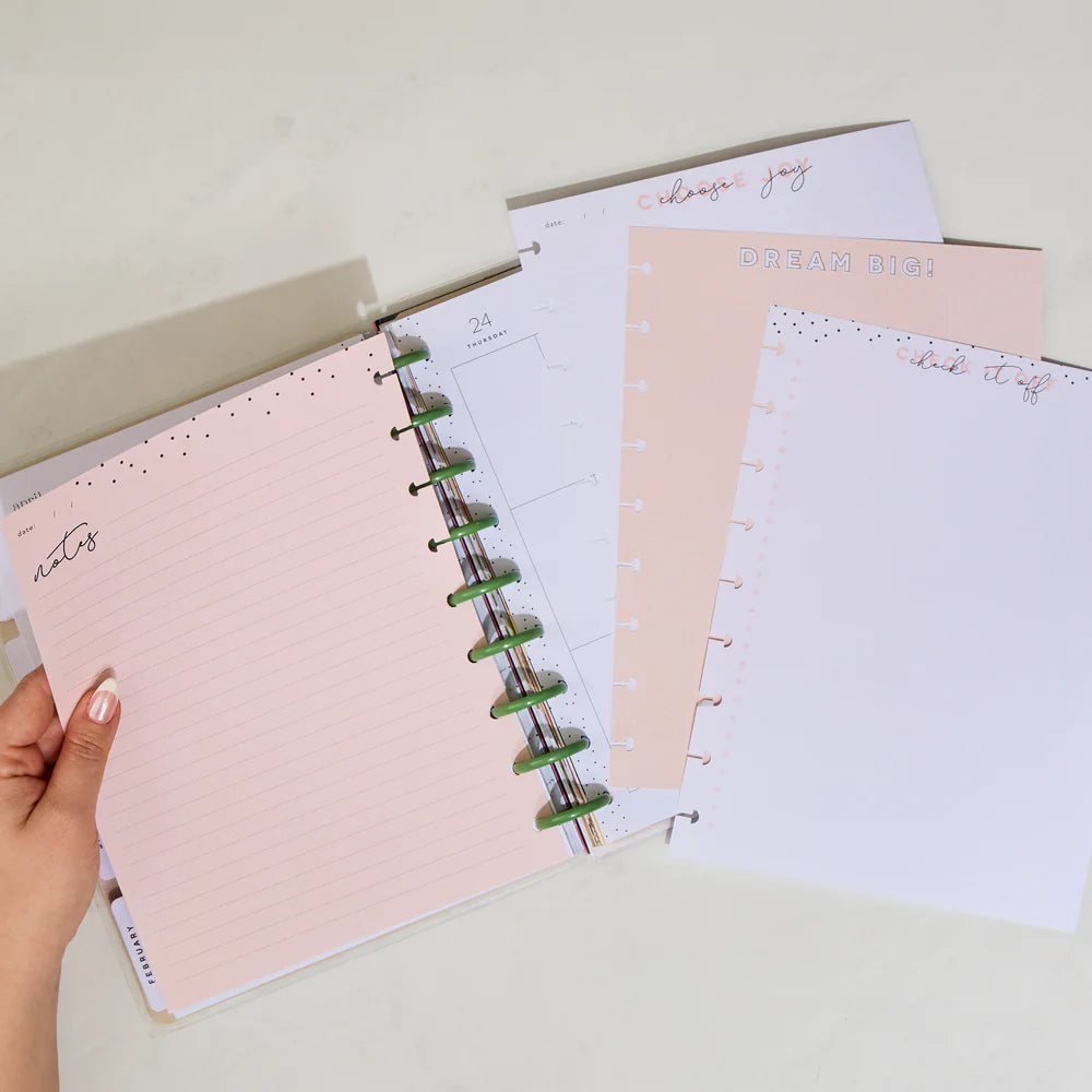 Happy Planner Simple Essentials Classic Fill Paper - Lined +  Checklist + Blank