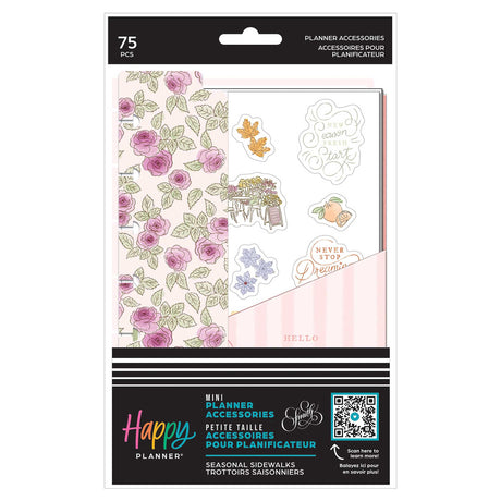 Happy Planner Seasonal Sidewalks Mini Accessory Pack front packaging